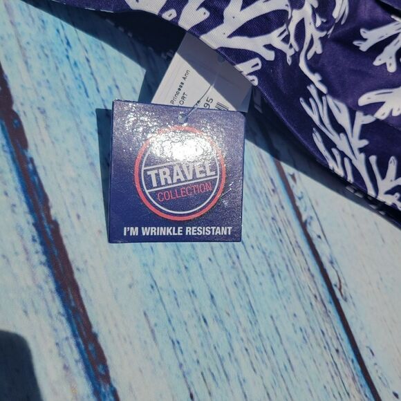 Top It Off Women's Blue White Printed Stretch Mini Skirt Size Small NWT - Picture 9 of 11